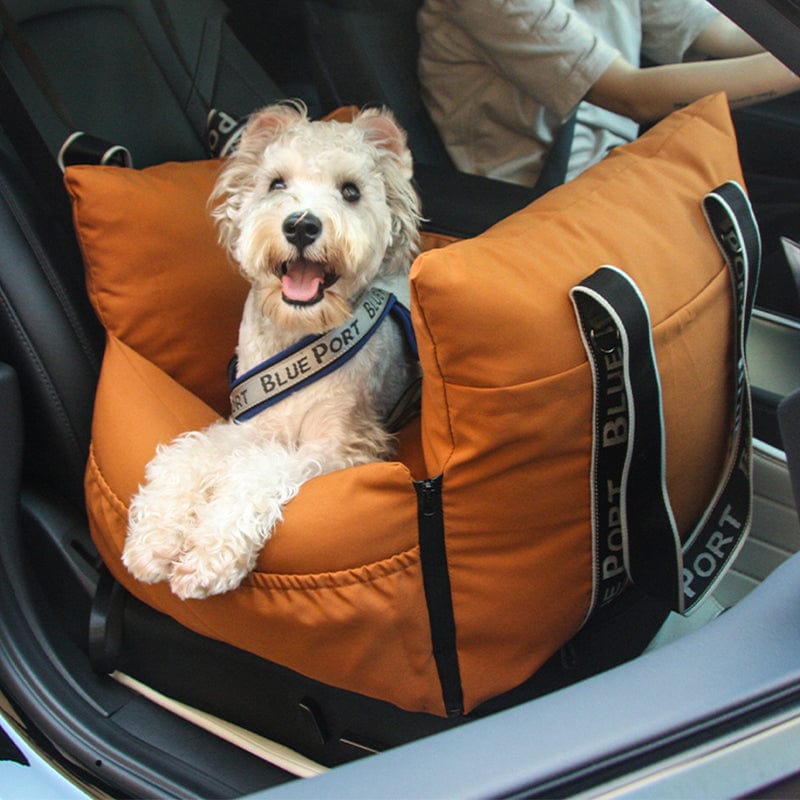 Dog Car Seat for Small Medium Large Dogs up to 50 LBS,Waterproof Car Seat  for Dogs with Safety Belt,Washable Dog Pad,Durable Pet Car Seat for