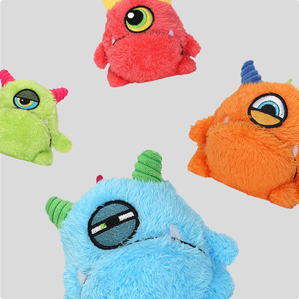 Plush Squeaky Dog Chew Toy Monsters