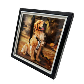 Custom 3D Acrylic Painting Suitable for All Animals Portrait