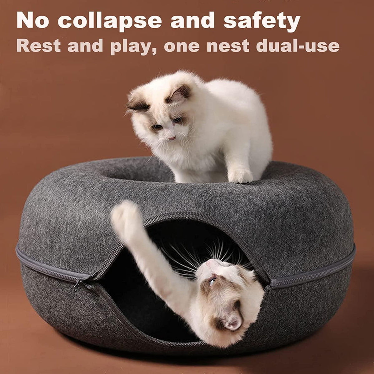 Cat Play Wool Tunnel