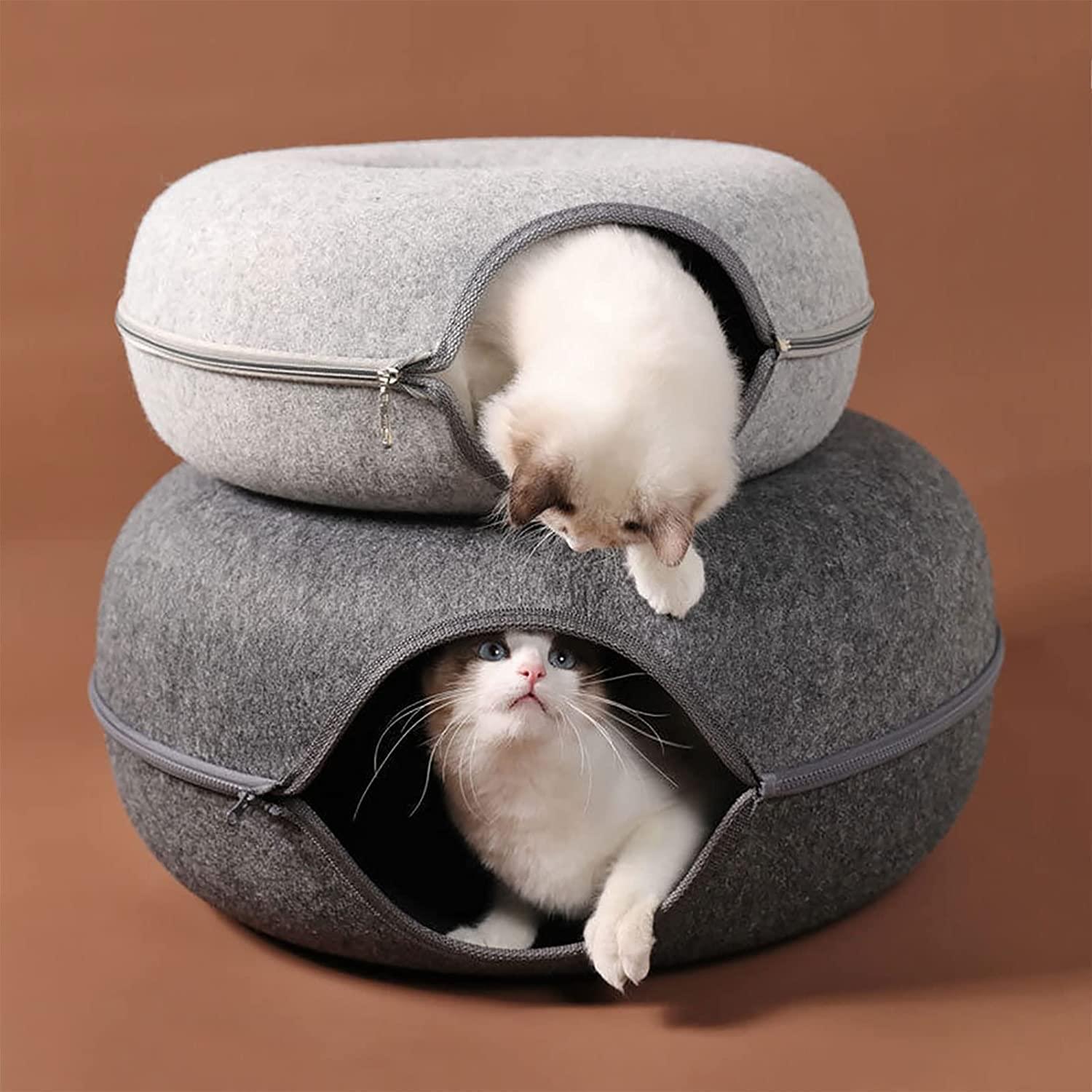 Cat Play Wool Tunnel