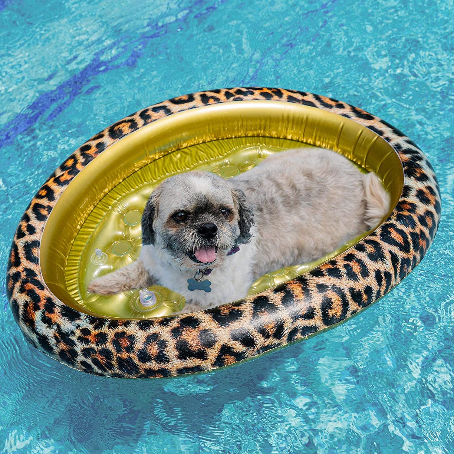 Inflatable Pet Float - Easy Set Up Doggy Pool Floats