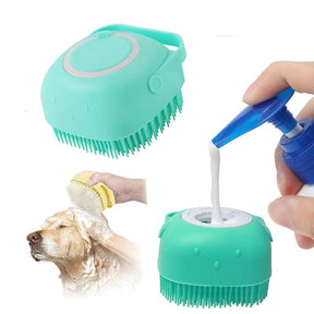 Soft Silicone Dog Shampoo Brush