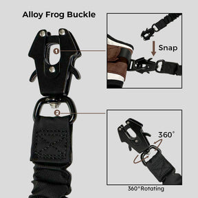 PVC Leather Harness with Dog Leash