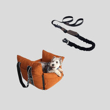 Waterproof Detachable Secure Dog Car Seat + Multifunction Dog Leash