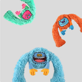 Plush Dog Tug Toy - Monster