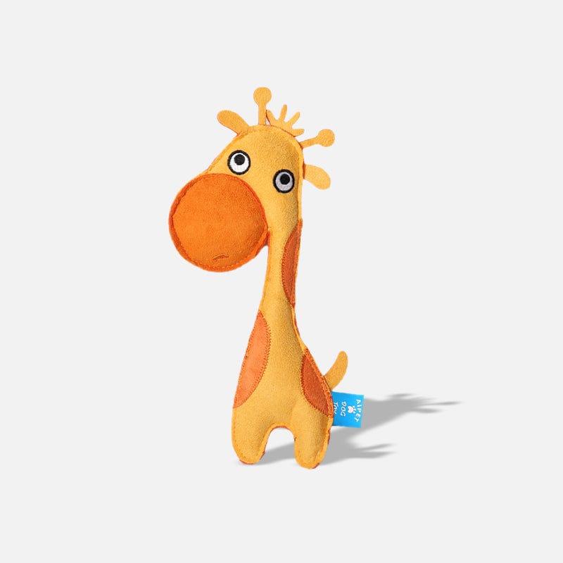 Suede Squeaky Dog Chew Toy Giraffe