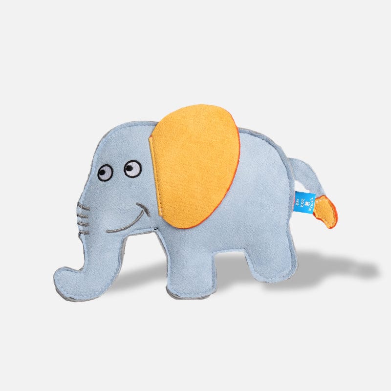 Suede Squeaky Dog Chew Toy elephant