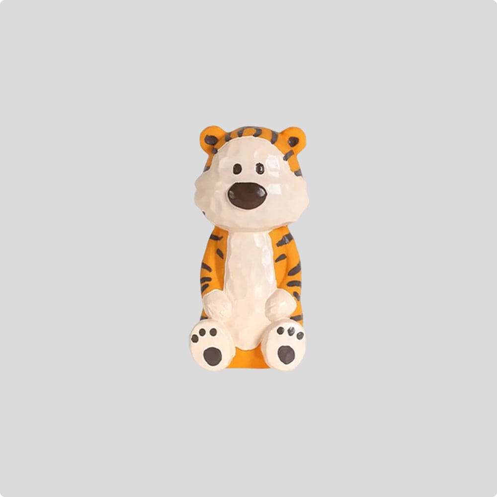 Natural Latex Squeaky Dog Chew Toy - Woodcraving Animal