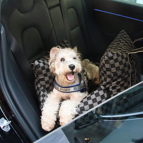 Secure Dog Car Seat with Anti-drop Hooks Waterproof Detachable